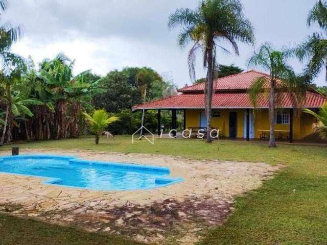 Chácara com 3 dormitórios à venda, 2500 m² por R$ 600.000,00 - Sítios de Recreio Mantiqueira - Caçapava/SP