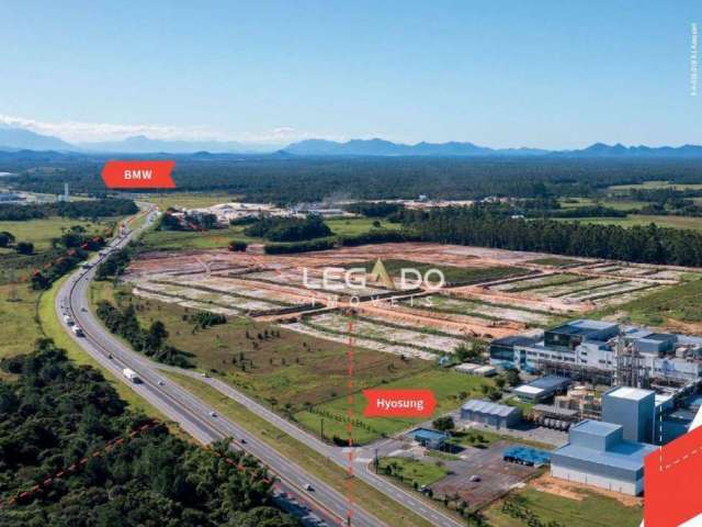 Terrenos Industriais à venda, 2000 a 7.353 m² a partir de R$ 1.200.000 - Rainha - Araquari/SC