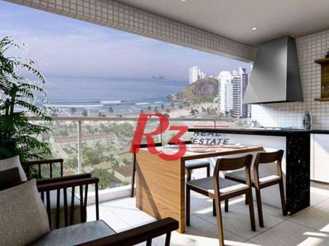 Apartamento com 1 dormitório à venda, 56 m² - Vila Júlia - Guarujá/SP