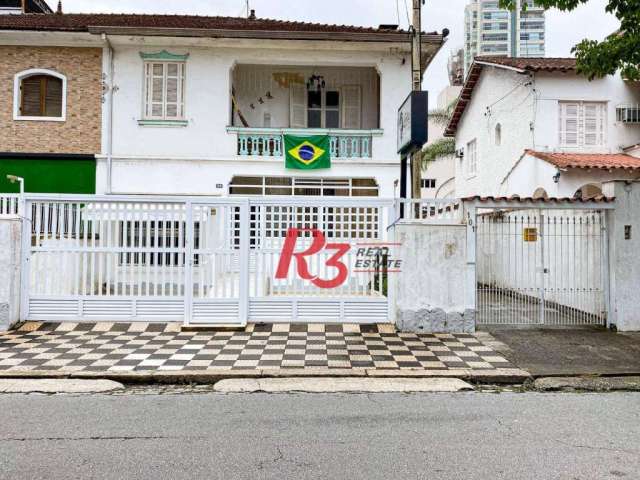 Casa com 3 dormitórios à venda, 192 m² por R$ 900.000,00 - Boqueirão - Santos/SP