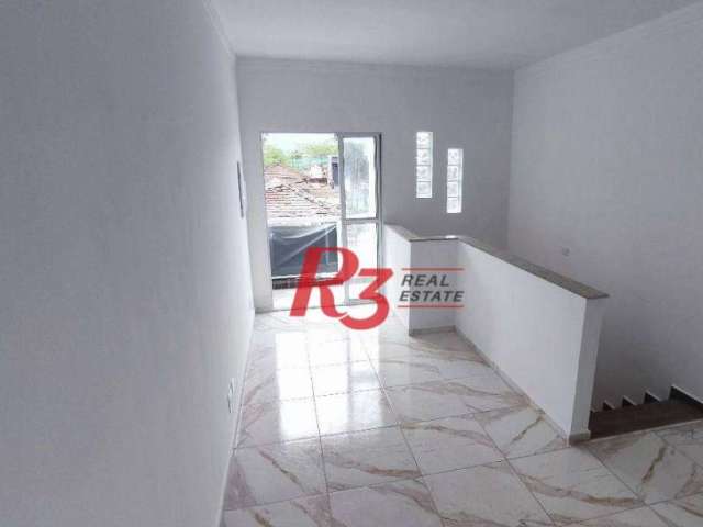 Casa com 2 dormitórios à venda, 80 m² - Castelo - Santos/SP