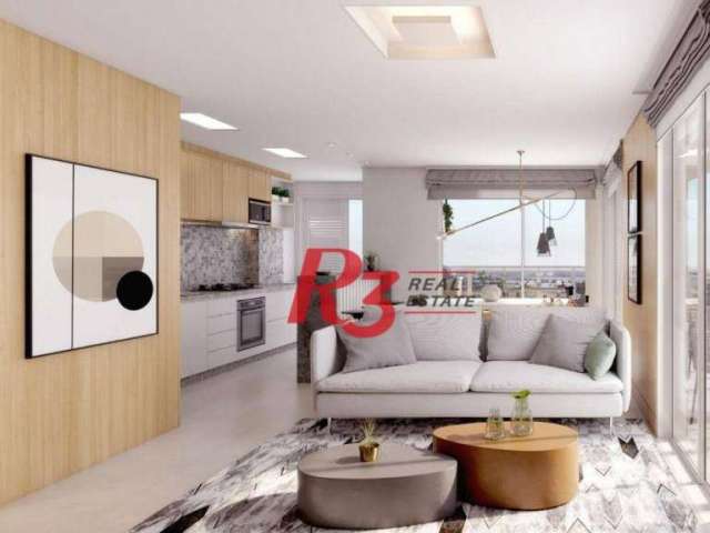 Apartamento com 2 dormitórios à venda, 106 m² por R$ 1.450.000,00 - Vila Rica - Santos/SP