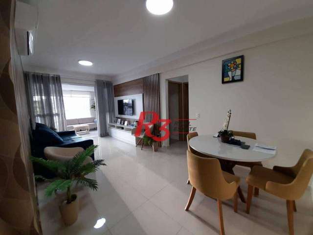 Apartamento à venda, 122 m² por R$ 1.961.000,00 - Gonzaga - Santos/SP
