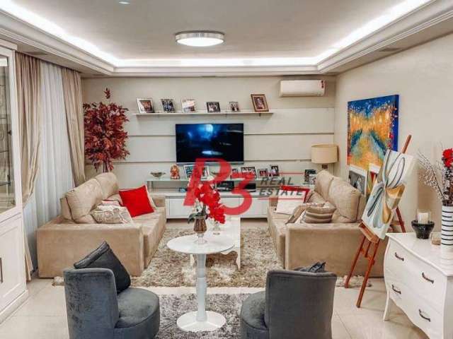 Apartamento com 4 dormitórios à venda, 217 m² por R$ 1.100.000,00 - Boqueirão - Santos/SP