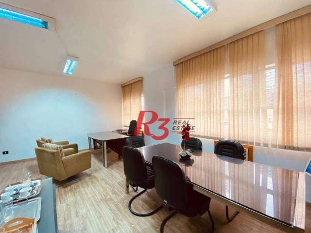 Sala, 62 m² - venda por R$ 320.000,00 ou aluguel por R$ 2.600,00/mês - Vila Belmiro - Santos/SP