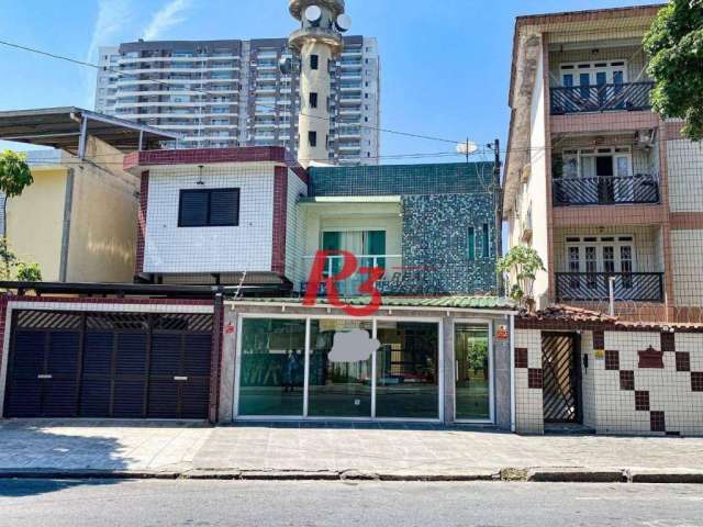 Sobrado à venda, 220 m² por R$ 1.200.000,00 - Encruzilhada - Santos/SP