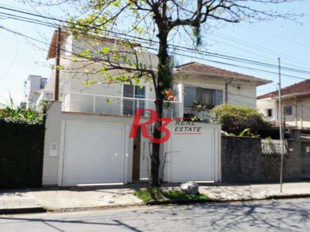 Casa com 4 dormitórios para alugar, 185 m² por R$ 12.000,00/mês - Aparecida - Santos/SP