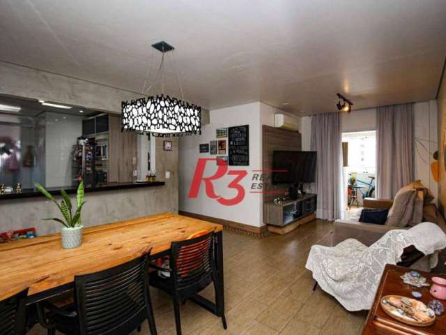 Apartamento com 2 dormitórios à venda, 84 m² por R$ 800.000,00 - Ponta da Praia - Santos/SP