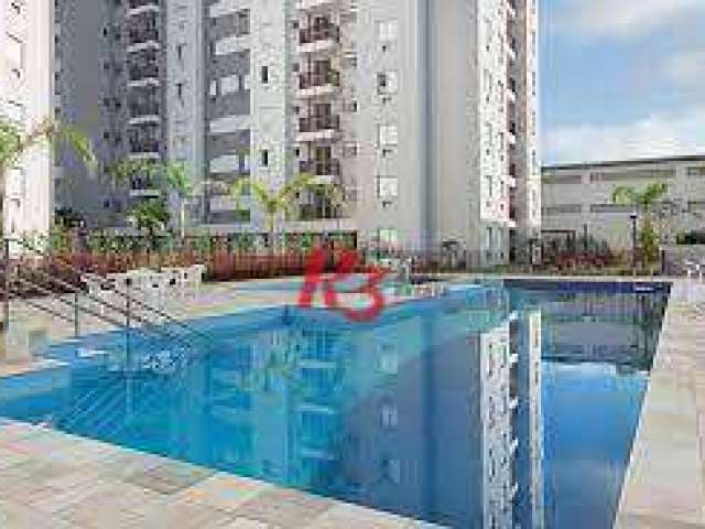 Apartamento com 3 dormitórios à venda, 64 m² por R$ 415.000,00 - Castelo - Santos/SP