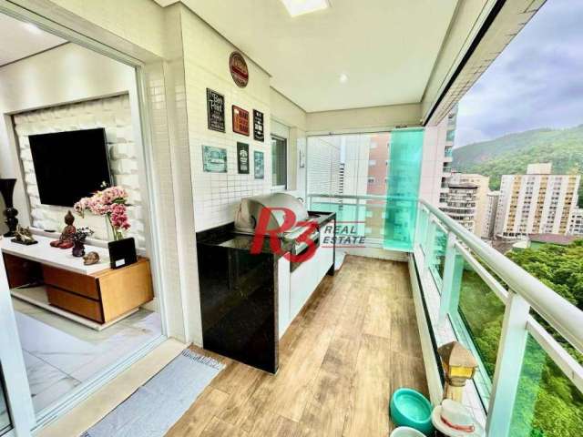 Apartamento à venda, 87 m² por R$ 900.000,00 - José Menino - Santos/SP