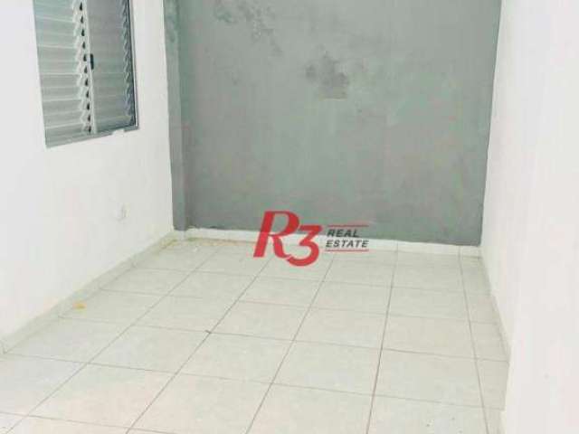 Edícula com 1 dormitório para alugar, 55 m² por R$ 2.500,00/mês - Macuco - Santos/SP