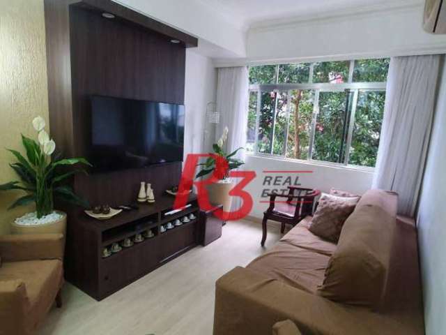 Apartamento com 2 dormitórios à venda, 65 m²- José Menino - Santos/SP