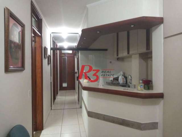 Sala para alugar, 122 m² - Encruzilhada - Santos/SP