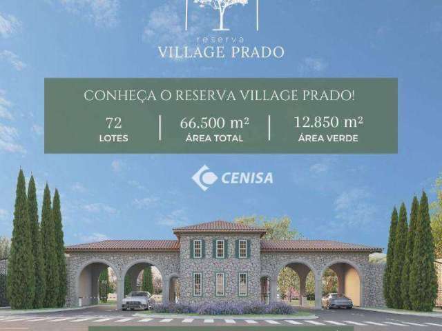 Terreno à venda, 384 m² - Condomínio Reserva Villagio Prado - Indaiatuba/SP
