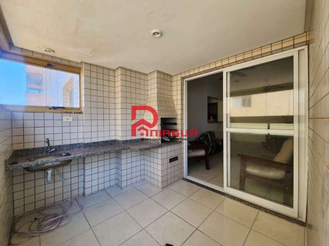 Apartamento com 2 quartos para alugar na Avenida Presidente Castelo Branco, 4460, Aviação, Praia Grande, 85 m2 por R$ 3.200