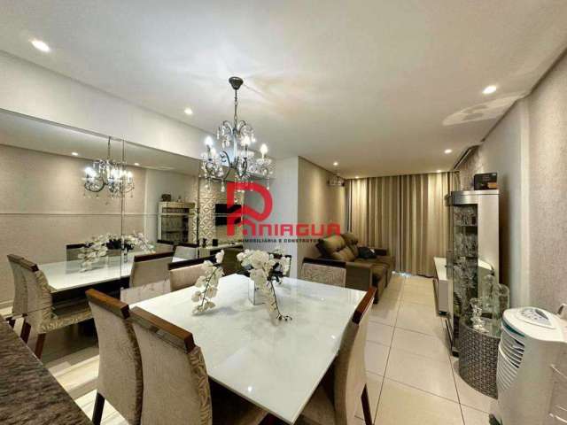 Apartamento com 3 quartos à venda na Avenida Marechal Maurício José Cardoso, 748, Canto do Forte, Praia Grande, 110 m2 por R$ 800.000