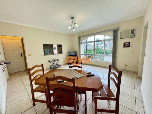 Apartamento com 2 dormitórios, 100 m² - venda por R$ 520.000,00 ou aluguel por R$ 3.500,00/mês - Ponta da Praia - Santos/SP