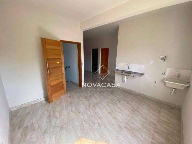 Apartamento com 2 dormitórios para alugar, 48 m² por R$ 1.040,00/mês - Satélite - Belo Horizonte/MG