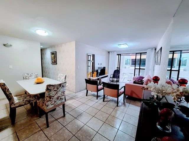 Apartamento para aluguel possui 130 metros quadrados com 3 quartos no Cabo Branco 300mts do MAR