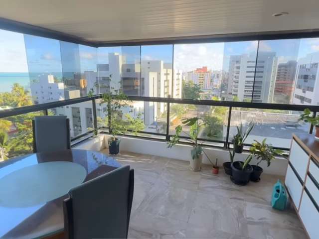 Apartamento amplo vista MAR para venda tem 225 metros com 3 quartos em Intermares - Cabedelo