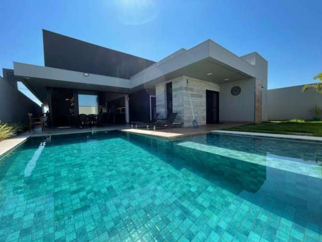 Casa moderna de alto padrão no condomínio Terras da Fazenda com 4 dormitórios à venda, 684 m² por R$ 2.350.000
