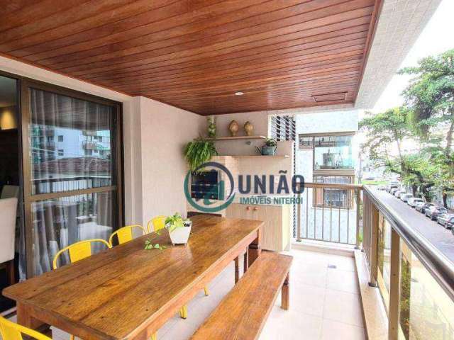 Apartamento com 3 quartos sendo 1 suíte à venda, 118 m² por R$ 1.290.000 - Charitas - Niterói/RJ