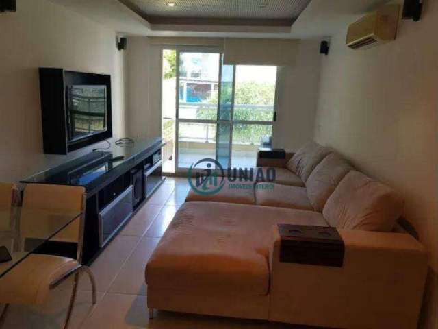 Flat com 2 dormitórios à venda, 84 m² por R$ 588.000,00 - Camboinhas - Niterói/RJ