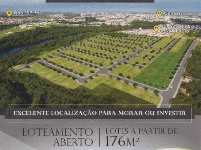 Terreno à venda, 176 m² por R$ 120.000,00 - Loteamento Terras de São Pedro e São Paulo - Salto/SP