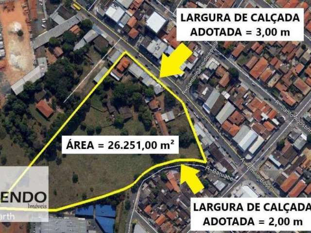 Área à venda, 26251 m² por R$ 40.000.000,00 - Matão - Sumaré/SP