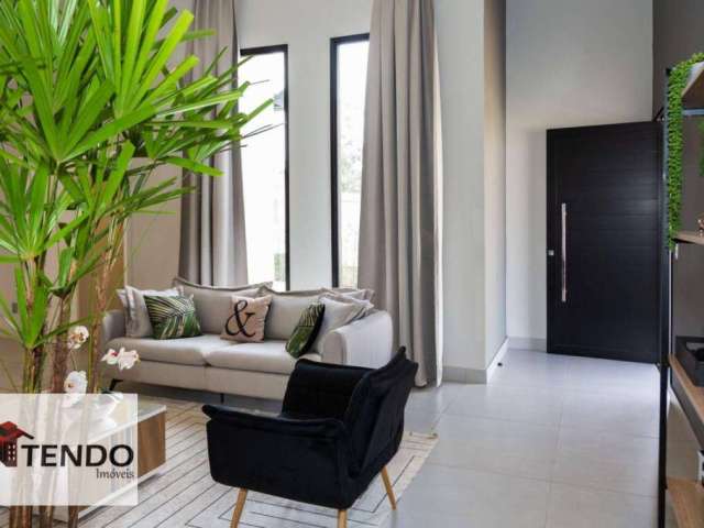 Casa com 3 dormitórios suítes, 199m² - Condomínio Central Parque - Salto/SP