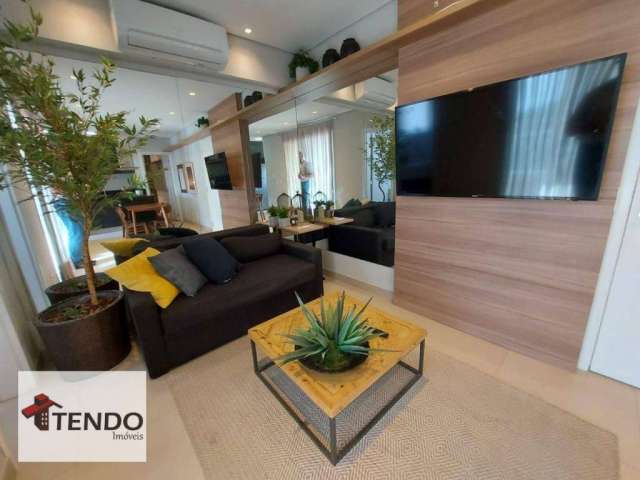 Apartamento com 1 dormitório para alugar, 55 m² por R$ 5.340,00/mês - Vila Homero - Indaiatuba/SP