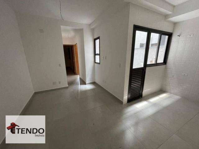Apartamento com 2 dormitórios para alugar, 58 m² por R$ 3.620/mês - Jardim - Santo André/SP