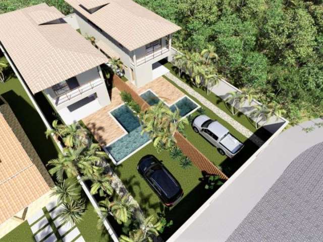 Casa de luxo em Corais do Arraial - Porto Seguro: 03 dormitórios, 180m², 3 suítes, 4 banheiros - Venda e locação por R$ 1.450.000