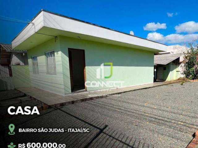 Casa com 2 dormitórios à venda por R$ 600.000,00 - São Judas - Itajaí/SC
