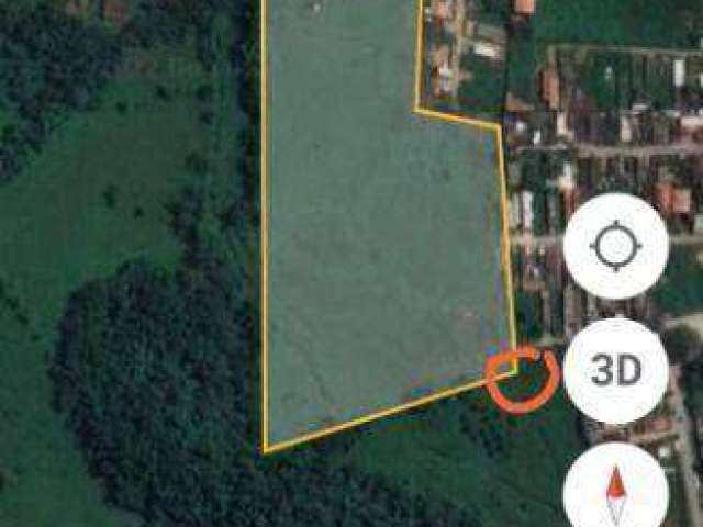 Terreno à venda, 36000 m² por R$ 10.000.000,00 - Jaraguá - Caraguatatuba/SP
