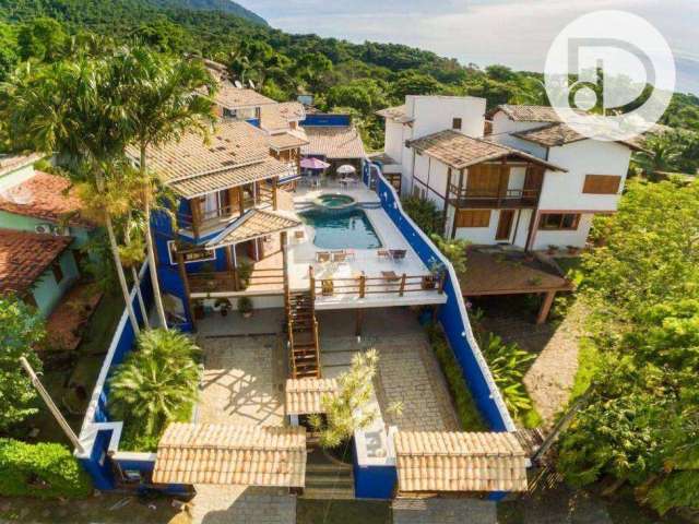 Casa com 5 dormitórios à venda, 700 m² por R$ 2.500.000,00 - Curral - Ilhabela/SP