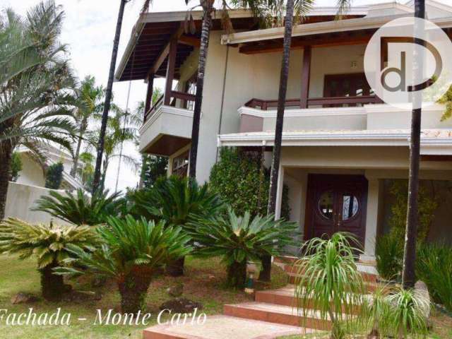 Casa, 500 m² - venda por R$ 2.750.000,00 ou aluguel por R$ 12.550,00/mês - Condomínio Monte Carlo - Valinhos/SP