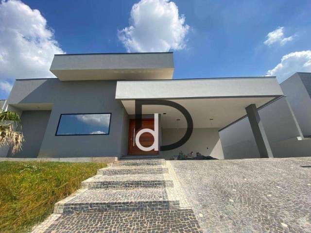 Casa elegante e moderna à venda no Condomínio Terras de Santa Teresa em Itupeva/SP.
