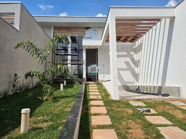 Casa com 3 dormitórios à venda, 108 m² por R$ 750.000,00 - Lagoa Mansões - Lagoa Santa/MG