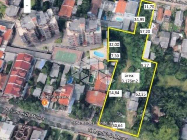 Terreno em condomínio fechado à venda na Rua Landel de Moura, 1595, Tristeza, Porto Alegre, 3176 m2 por R$ 2.500.000