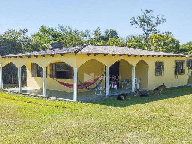 Chácara com 4 dormitórios à venda, 10000 m² por R$ 404.990,00 - Fiuza - Viamão/RS