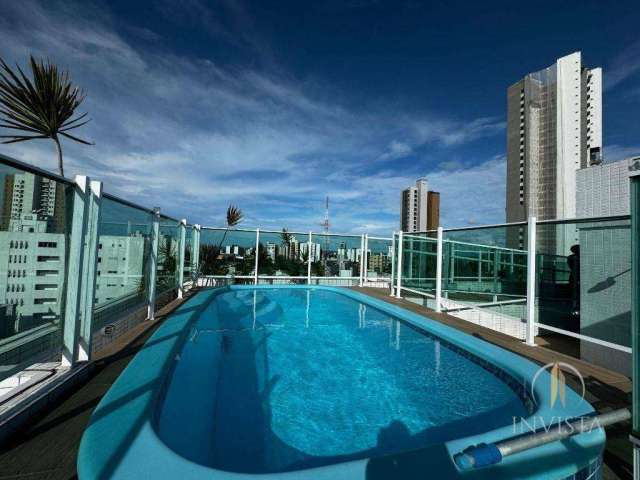 Apartamento com 1 dormitório para alugar, 38 m² por R$ 2.300,01/mês - Jardim Oceania - João Pessoa/PB