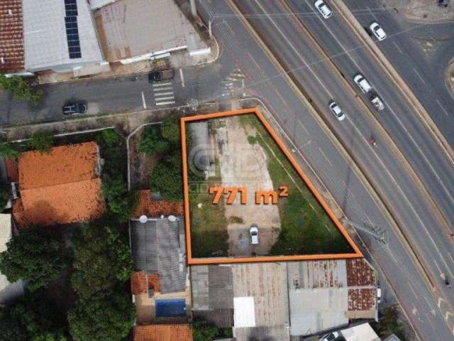 Terreno comercial com 771,47 m² na Av. Miguel Sutil