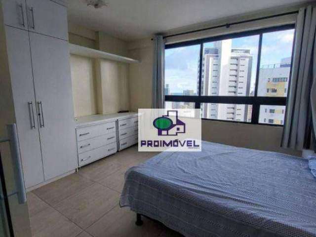 Apartamento com 1 dormitório à venda, 25 m² por R$ 360.000,00 - Boa Viagem - Recife/PE