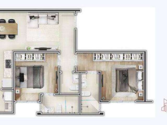 Apartamento com 2 dormitórios à venda, 78 m² por R$ 645.000,00 - Centro - Itajaí/SC
