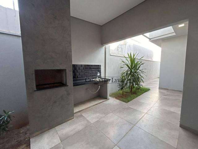 Casa Nova com 3 dormitórios à venda, 150 m² por R$ 570.000 - Chácara Bela Vista - Jaú/SP