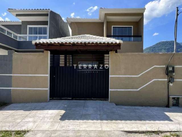 Casa à venda com 3 quartos sendo 2 suítes, 2 vagas, 140m2, por R$ 490.000,00 - Cotia - Guapimirim/RJ COD. 5110