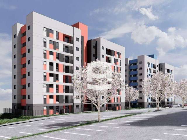 Apartamento com 2 dormitórios à venda, 48 m² por R$ 195.900,00 - Recanto das Araras - Apucarana/PR