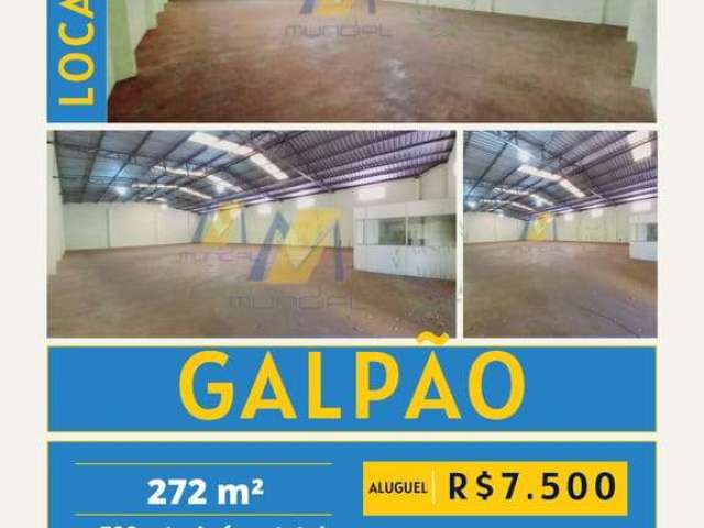 Barracão / Galpão / Depósito com 2 salas para alugar na Vila Carvalho, Ribeirão Preto , 272 m2 por R$ 7.500