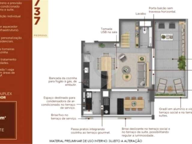 Apartamento com 2 quartos à venda na Avenida Pedroso de Morais, 737, Pinheiros, São Paulo, 139 m2 por R$ 3.000.000